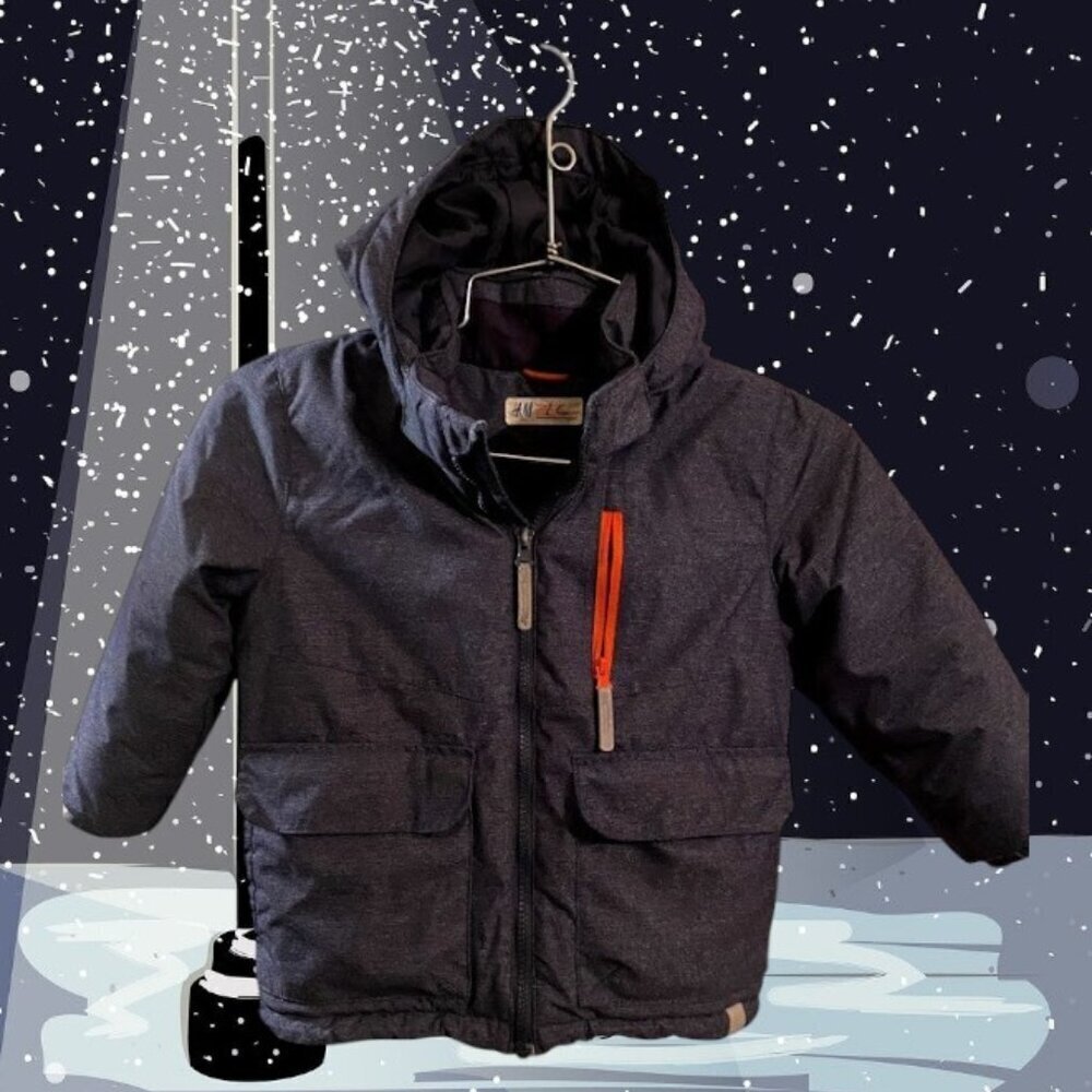 H&M Hooded Winter Coat